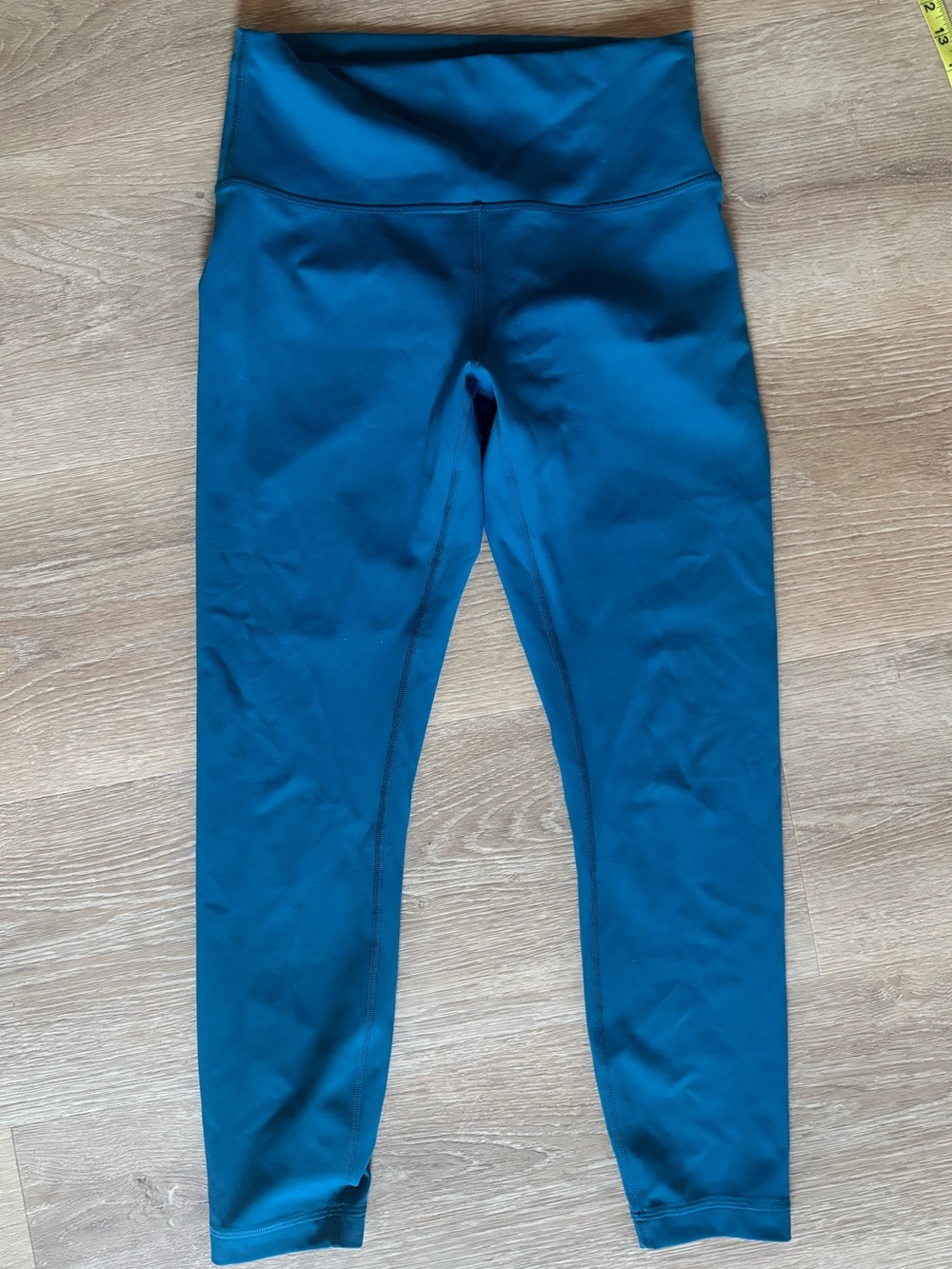 High-Rise Teal Performance Leggings for Women